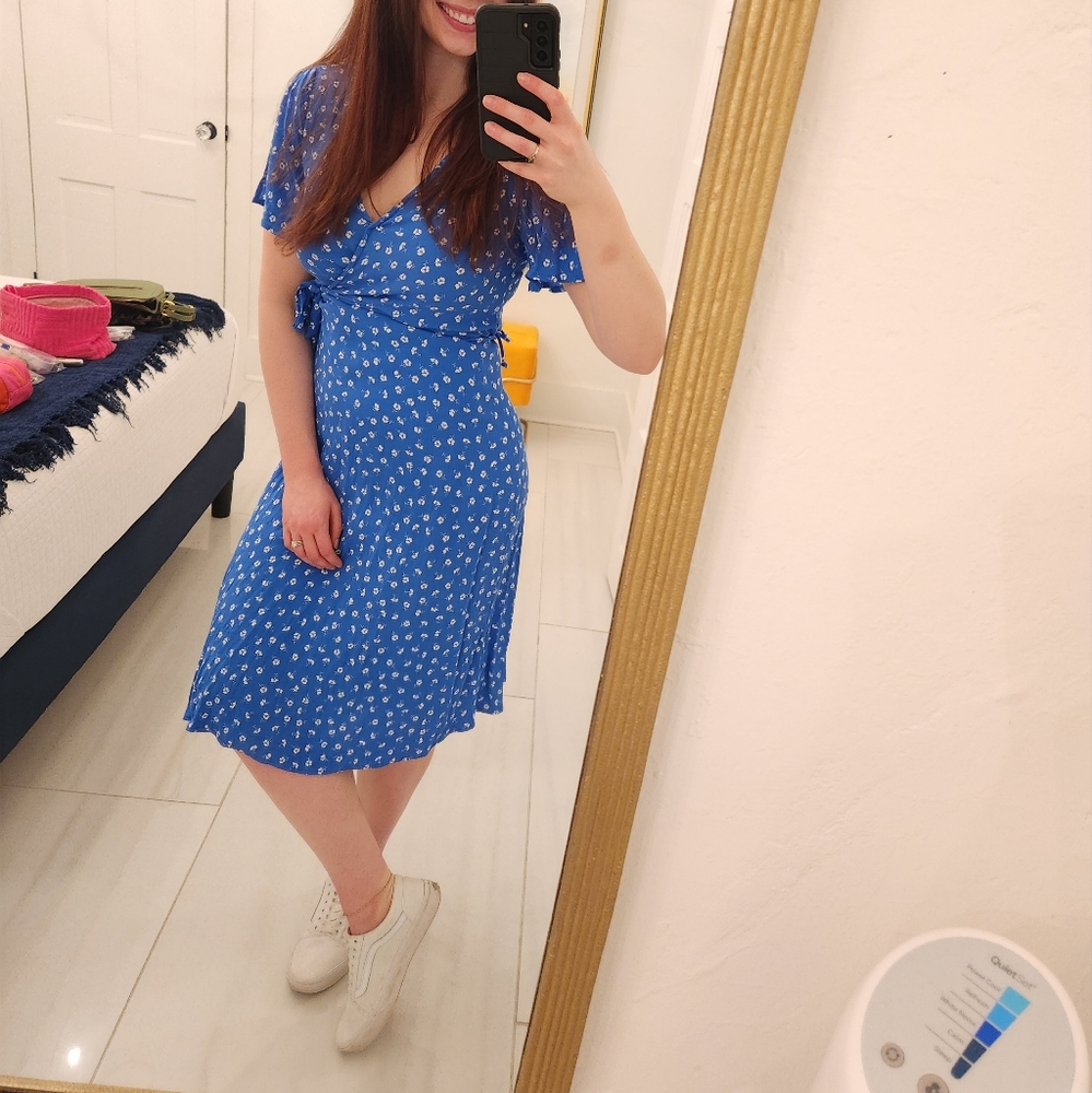 Lulu's Marietta Floral Wrap Dress